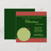 Dots Weihnachtsessen Einladung (Vorne/Hinten)