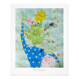 Dotsie und Tochter Fotodruck