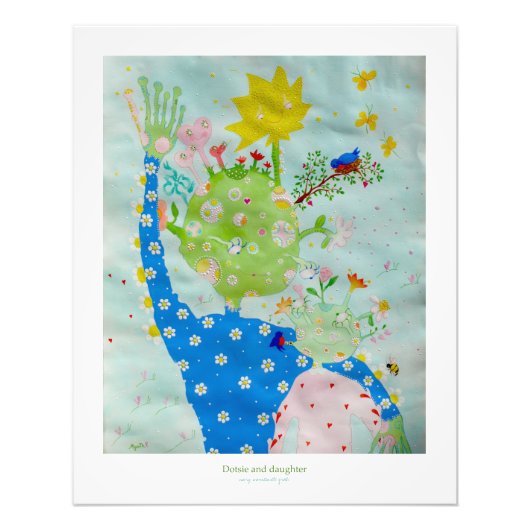 Dotsie und Tochter Fotodruck (Vorne)