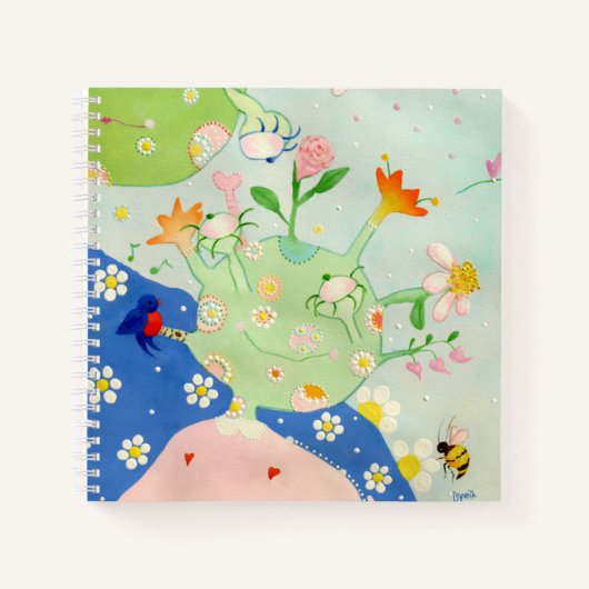 Dotsie's Daughter 8,5" x 8,5" SpiralNotebook Notizblock (Vorderseite)