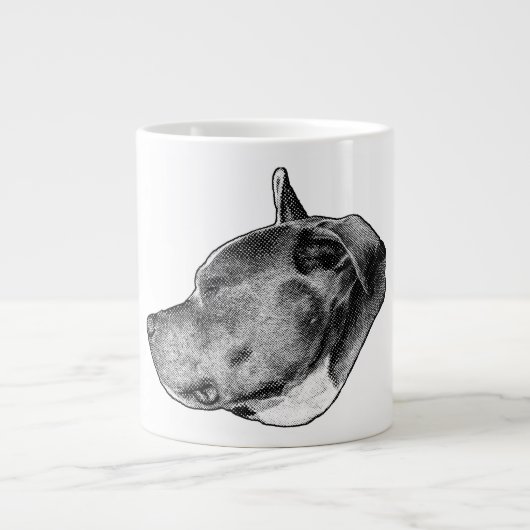 dotstrength Pitbull Jumbo-Tasse (Vorderseite)