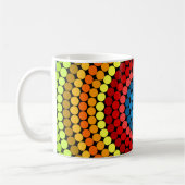 Dotted Abstrakt Mandala Art Design-65904 Kaffeetasse (Links)