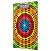 Dotted Abstrakt Mandala Art Design-65904 Klemmbrett (Links)