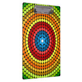 Dotted Abstrakt Mandala Art Design-65904 Klemmbrett (Rechts)
