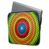 Dotted Abstrakt Mandala Art Design-65904 Laptopschutzhülle (Vorderseite Links)