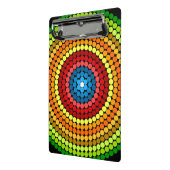 Dotted Abstrakt Mandala Art Design-65904 Mini Klemmbrett (Gewinkelt2)
