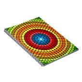 Dotted Abstrakt Mandala Art Design-65904 Notizblock (Rechte Seite)