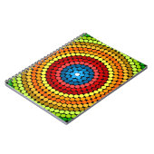 Dotted Abstrakt Mandala Art Design-65904 Notizblock (Linke Seite)