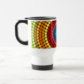 Dotted Abstrakt Mandala Art Design-65904 Reisebecher (Links)
