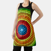 Dotted Abstrakt Mandala Art Design-65904 Schürze (InSitu)