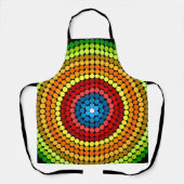 Dotted Abstrakt Mandala Art Design-65904 Schürze (Vorderseite)