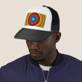 Dotted Abstrakt Mandala Art Design-65904 Truckerkappe (Beispiel)