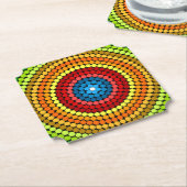 Dotted Abstrakt Mandala Art Design-65904 Untersetzer (angewinkelt)