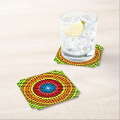 Dotted Abstrakt Mandala Art Design-65904 Untersetzer (Vor Ort)