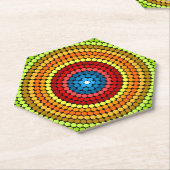 Dotted Abstrakt Mandala Art Design-65904 Untersetzer (angewinkelt)