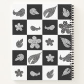 Dotted-Blätter Notizblock (Rückseite)