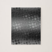 Dotted Bursts Pattern - Black, Gray, White Puzzle (Vertikal)