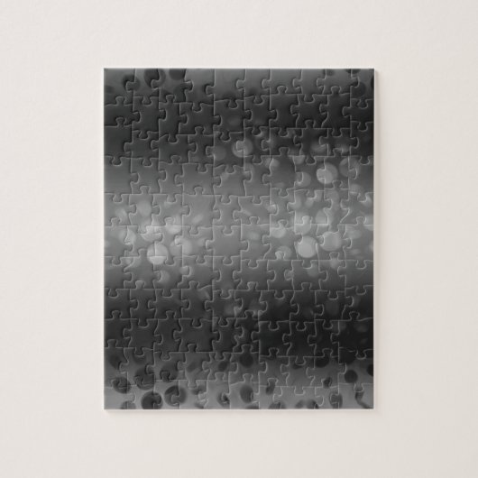Dotted Bursts Pattern - Black, Gray, White Puzzle (Vertikal)