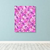 Dotted-Camouflage Leinwanddruck (Insitu (Holzboden))