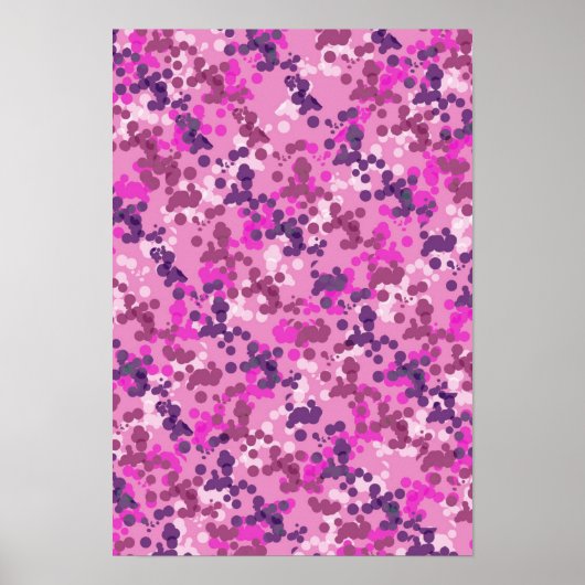 Dotted-Camouflage Poster (Vorne)