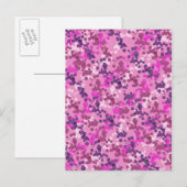 Dotted-Camouflage Postkarte (Vorne/Hinten)