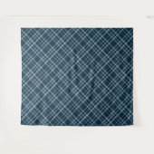 Dotted checkered pattern. Gray-blue. Wandteppich (Vorderseite (Horizontal))