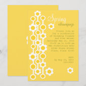 Dotted Daisies No.1 Einladung (Vorne/Hinten)