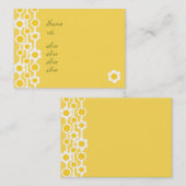 Dotted Daisies No.1 Visitenkarte (Vorne/Hinten)