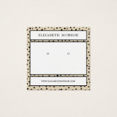 Dotted Earring Holder, Juwelieranzeige (Vorderseite)