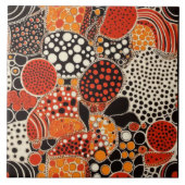 Dotted Imitats Linderung glänzende zeitgenössische Fliese (Vorderseite)