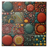 Dotted Imitats Linderung glänzende zeitgenössische Fliese (Vorderseite)