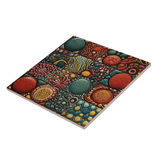 Dotted Imitats Linderung glänzende zeitgenössische Fliese (Seite)