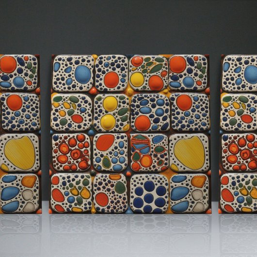 Dotted Imitats Linderung glänzende zeitgenössische Fliese