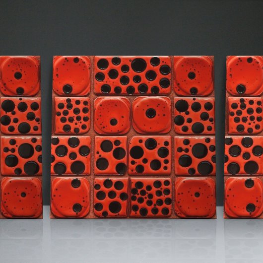 Dotted Imitats Linderung glänzende zeitgenössische Fliese