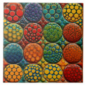 Dotted Imitats Linderung glänzende zeitgenössische Fliese (Vorderseite)