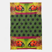 Dotted LadyBug Geschirrtuch (Vertikal)