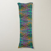 Dotted Orgeordnete Chaos Wallpaper farbig + Ihre I Seitenschläferkissen (Vorderseite Vertikal)