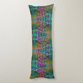 Dotted Orgeordnete Chaos Wallpaper farbig + Ihre I Seitenschläferkissen (Rückseite (Vertikal))