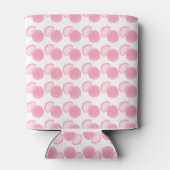 Dotted pink pastel aesthetic weeding can cooler dosenkühler (Rückseite)