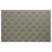 Dotted prim Black Crows on Dark Green Brown Stoff (Fat Quarter (45,7 x 55,9 cm))