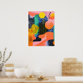 Dotted Symphony Poster (Küche)