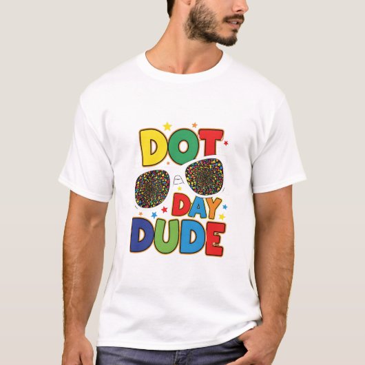 "Dotted Typ Glasses" Dot Day Kids T - Shirt (Vorderseite)