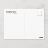 Dotter Circles | Foto Abschluss Vielen Dank Postkarte (Rückseite)