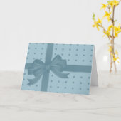 Dotter Geschenk mit Bow Karte (Gelbe Blume)