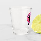 Dotter Herz Great Dane Shot Glass Schnapsglas (Links)