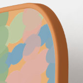 Dotter Pastel Kariert Pickleball Paddel Schläger (Linke Seite)