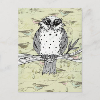 Dotti the Owl 33 Postkarte