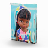 Dottie Bunte Geometrie Fotoblock (Rechts)