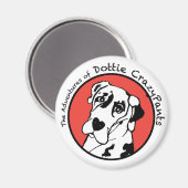 Dottie CrazyPants Magnet (Vorderseite/Rückseite)