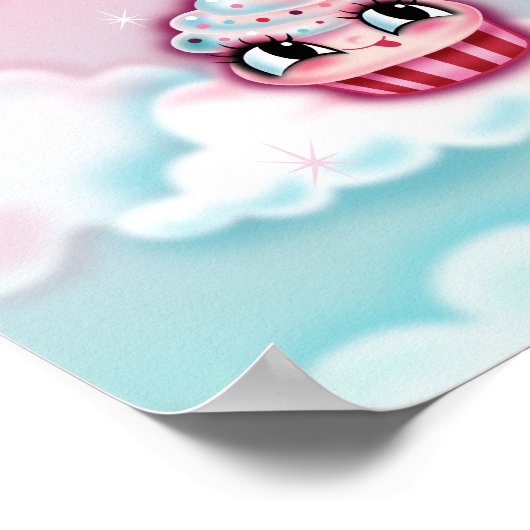 Dottie in Cupcake Heaven Poster (Ecke)